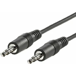 Roline Καλώδιο Ήχου 3.5mm male - 3.5mm male Μαύρο 5 m