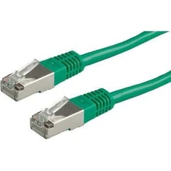 ROLINE Cat6 Class E S/FTP PiMF Patch Cable 20m Green