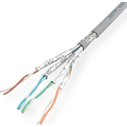 Roline S/FTP(PIMF) ΚΑΛΩΔΙΟ ΔΙΚΤΥΟΥ Cat.7 100m AWG23 ΓΚΡΙ PVC