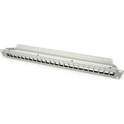 ROLINE 19 Inch Modular Carrier 24 Ports Shielded Light Grey