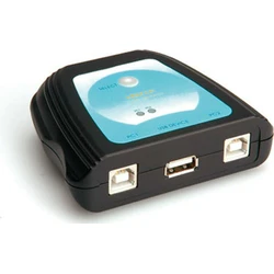 VALUE Χειροκίνητος USB 2.0 Διακόπτης Εκτυπωτή 2-θυρών