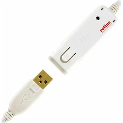Roline USB 2.0 extension cable USB-A male to USB-A female 12 m white (12.04.1086)