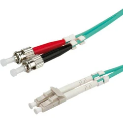 ROLINE Fiber Optic Cable (LWL) 50/125µm OM3 LC-ST turquoise 5 m