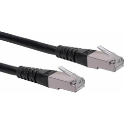 Roline S/FTP Cat.6 Ethernet Network Cable 0.3 m Black (21.15.1315)