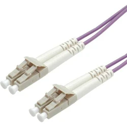 ROLINE LWL Cable 50/125µm OM4 LC-LC Duplex 5m Violet