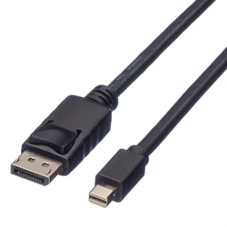 Roline Καλώδιο DisplayPort (male) σε mini DisplayPort (male) 1,5 m - Μαύρο