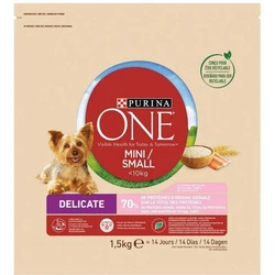 Purina ONE 1.5kg Dry Dog Food for Small Breeds with Salmon and Rice