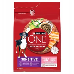 Purina One 2.5kg Dry Food for Adult Dogs with Salmon and Rice