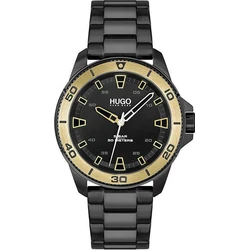 Hugo Boss Boss Streetdiver Men's 44mm Quartz Analog Watch Black Stainless Steel Bracelet (Model 1530225)