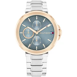 Tommy Hilfiger Lori Γυναικείο Ρολόι 30mm Ασημί Μεταλλικό Μπρασελέ