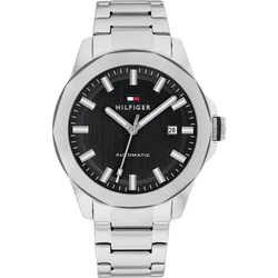 Tommy Hilfiger Lars Men's Automatic Chronograph Watch with Silver Stainless Steel Bracelet - Model 1710692