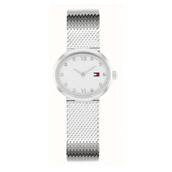 Tommy Hilfiger Moira Γυναικείο Ρολόι 25mm Μπαταρίας με Ασημί Μεταλλικό Μπρασελέ 1782846