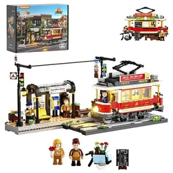 Lumibricks Ιστορικό Τραμ και Σιδηροδρομικός Σταθμός - Σετ Τουβλακιών (L9084)