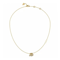 Guess Gold-Plated Stainless Steel Necklace 45CM - JUBN04646JWYG