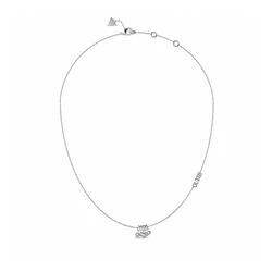 Guess Grey Stainless Steel Necklace 45 cm (JUBN04646JWRH)