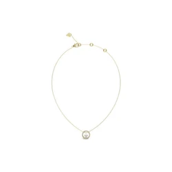 Guess M'ama Non M'ama Heart Necklace Gold-Plated Stainless Steel with Zircon 45 cm