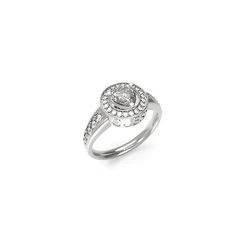 Guess Women's Stainless Steel Ring JUBR04671JWRH, Size 56