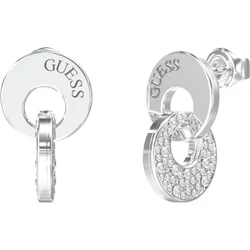 Guess Blooming Summer Σκουλαρίκια Κρεμαστά από Ατσάλι με Πέτρες JUBE05221JWRHT/U