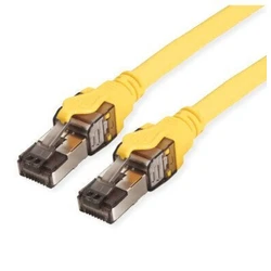 ROLINE S/FTP PiMF Patch καλώδιο Ethernet Cat.8 Class I LSOH 3m κίτρινο