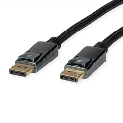Roline Καλώδιο DisplayPort v1.4 1 m (DisplayPort male - male) — Υποστηρίζει DSC 1.2a, FEC, HDR10, 8K@60Hz, 4K@120Hz