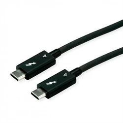 Roline Thunderbolt 4 Cable USB-C to USB-C 0.8 m 40 Gbps 100 W