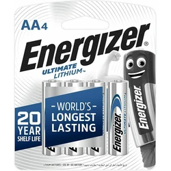 Energizer Ultimate Μπαταρίες Λιθίου AA 1.5V Μιας Χρήσης (High Performance) 4τμχ