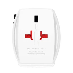 SKROSS MUV USB AC65PD ταξιδιωτικός αντάπτορας με καλώδιο USB‑C (Παγκόσμιος)