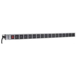 Intellinet 164498 Vertical Rack Power Strip — 16 x USB-A Ports
