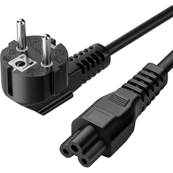 Καλώδιο ρεύματος Manhattan IEC C5 - Schuko 1.8m Μαύρο