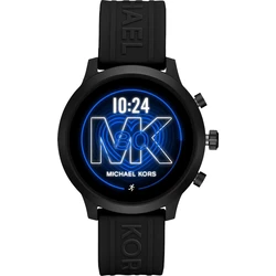 Michael Kors MKGO Stainless Steel 43mm Smartwatch with Heart Rate Monitor (Black)