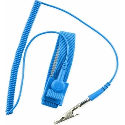 iFixit Αντιστατικός Ιμάντας Καρπού ESD XL, ελαστικός με ρυθμιζόμενη πόρπη, 1MΩ, κουλουριασμένο καλώδιο 2m
