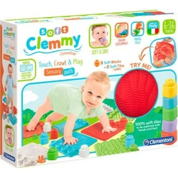 Baby Clementoni Τουβλάκια Touch, Crawl & Play για 6+ Μηνών 16τμχ 17352