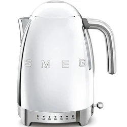 Ηλεκτρικός Βραστήρας SMEG 1,7L Inox KLF04SSEU – Retro, 7 ρυθμίσεις θερμοκρασίας, Soft Opening, Keep Warm