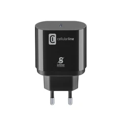 Cellular Line Φορτιστής Χωρίς Καλώδιο με Θύρα USB-C 25W Power Delivery Μαύρος