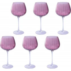 Σετ Ποτήρια Νερού από Γυαλί Κολωνάτα 460ml 2007968 6τμχ
