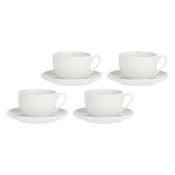 La Porcellana Bianca White Porcelain Coffee Cups Set 450ml 4 pcs P000000027