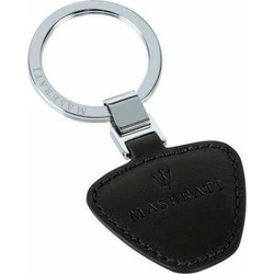 Maserati Μπρελόκ Δερμάτινο Μαύρο 8 cm KMU4160115