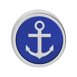 Morellato Charm Anchor Stainless Steel Blue SCZ1023