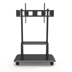 Κινητή Βάση Τηλεόρασης Techly ICA-TR31 (105582) 55-120", 150kg, Ράφι AV