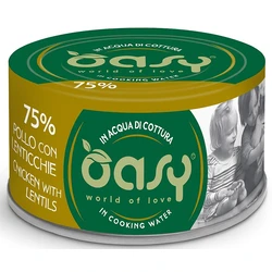 Oasy Love Υγρή Τροφή για Ενήλικες Γάτες σε Κονσέρβα με Κοτόπουλο, Κρέας, Ψάρια και Ρύζι χωρίς Σιτηρά & Γλουτένη 70gr