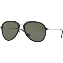 Ray Ban Ανδρικά Γυαλιά Ηλίου RB4298 601/9A - Μαύρος Μεταλλικός Σκελετός, Πράσινο Polarized Φακό