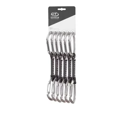 Climbing Technology Skylotec Lime Set M-ul 12 cm - 6-pack Quickdraws - Aluminum - Silver