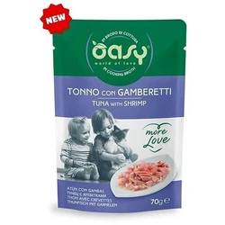 Oasy Love Υγρή Τροφή για Γάτες σε Φακελάκι με Τόνο 70gr