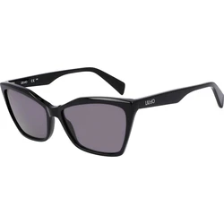 Liu Jo Women's Sunglasses Black Acetate Frame with Purple Lens LJ796S-001