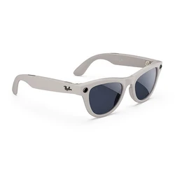 Ray-Ban Meta Skyler Gen1 AI Smart Glasses - Shiny/Chalky Grey Transitions
