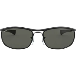 Ray Ban Olympian I Deluxe Ανδρικά Γυαλιά Ηλίου Μαύρος Μεταλλικός Σκελετός Πράσινος Φακός RB3119M 002/58
