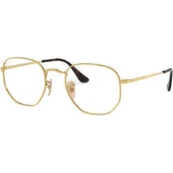 Ray Ban Metal Frame Glasses Aviator RB6448 2500 Gold 54/21/145 (RX6448-2500-54)