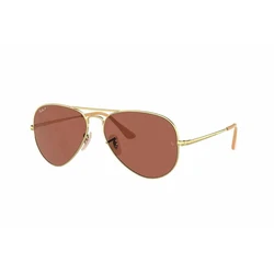 Ray Ban Unisex Aviator II Sunglasses Gold Metal Frame with Brown Lenses - RB36899064AF6 (58/14/140)