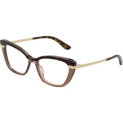 Dolce & Gabbana Women's Butterfly Eyeglass Frame DG3325-3256 - Brown Tortoiseshell 54/17/140