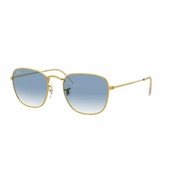 Ray Ban Frank Unisex Sunglasses Gold Metal Frame Blue Gradient Lens RB3857 91963F (51/19/145)